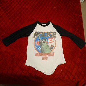 Police Concert Tee, North American Tour 1983